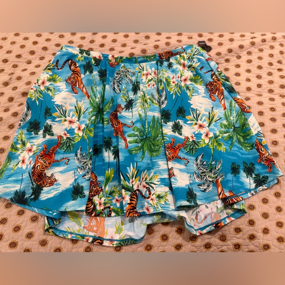 Torrid Jungle Print Swim Skirt 🐅